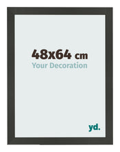 Bilderrahmen 48x64cm Antrazit MDF Bologna Vorne Messe | Yourdecoration.at