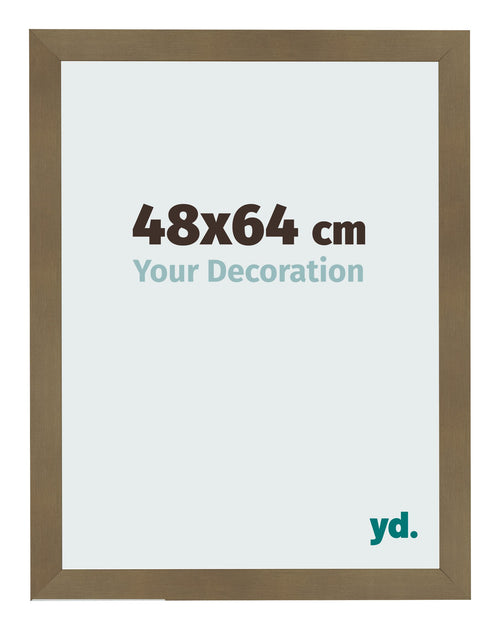 Bilderrahmen 48x64cm Bronze Dekor MDF Bologna Vorne Messe | Yourdecoration.at