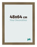 Bilderrahmen 48x64cm Bronze Dekor MDF Bologna Vorne Messe | Yourdecoration.at
