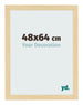 Bilderrahmen 48x64cm Buche Dekor MDF Bologna Vorne Messe | Yourdecoration.at
