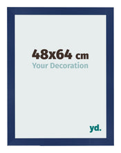 Bilderrahmen 48x64cm Dunkelblau Gewischt MDF Bologna Vorne Messe | Yourdecoration.at