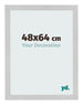 Bilderrahmen 48x64cm Edelstahl MDF Bologna Vorne Messe | Yourdecoration.at