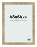 Bilderrahmen 48x64cm Gold Antik MDF Bologna Vorne Messe | Yourdecoration.at