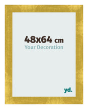 Bilderrahmen 48x64cm Gold Vintage MDF Pisa Vorne Messe | Yourdecoration.at