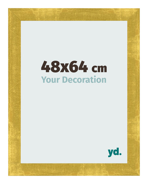 Bilderrahmen 48x64cm Gold Vintage MDF Pisa Vorne Messe | Yourdecoration.at