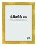 Bilderrahmen 48x64cm Gold Vintage MDF Pisa Vorne Messe | Yourdecoration.at
