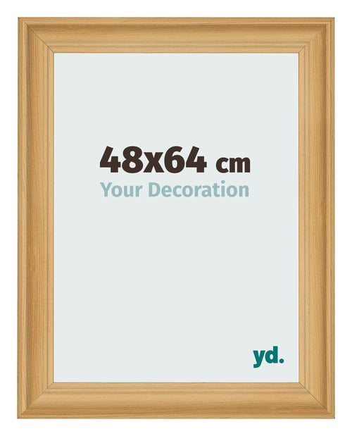 Bilderrahmen 48x64cm Kiefer Gemasert MDF Lazio Vorne Messe | Yourdecoration.at