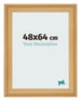 Bilderrahmen 48x64cm Kiefer Gemasert MDF Lazio Vorne Messe | Yourdecoration.at