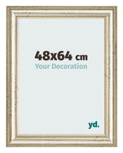 Bilderrahmen 48x64cm Metallglanz MDF Lazio Vorne Messe | Yourdecoration.at