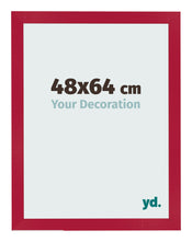 Bilderrahmen 48x64cm Rot MDF Bologna Vorne Messe | Yourdecoration.at