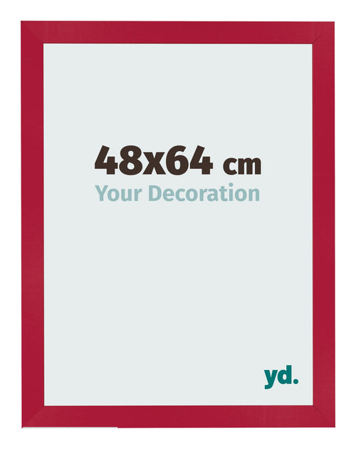 Bilderrahmen 48x64cm Rot MDF Bologna Vorne Messe | Yourdecoration.at