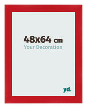 Bilderrahmen 48x64cm Rot MDF Pisa Vorne Messe | Yourdecoration.at
