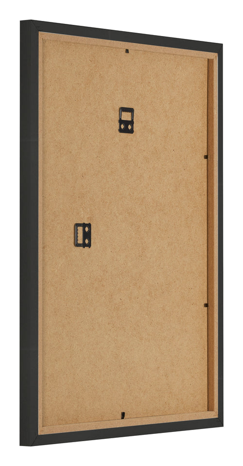 Bilderrahmen 48x64cm Schwarz Gemasert MDF Bologna Ruckseite Schrag | Yourdecoration.at