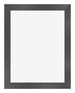 Bilderrahmen 48x64cm Schwarz Silber Poliert MDF Pisa Vorne | Yourdecoration.at