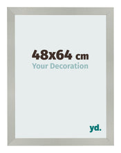 Bilderrahmen 48x64cm Silber Matt MDF Bologna Vorne Messe | Yourdecoration.at