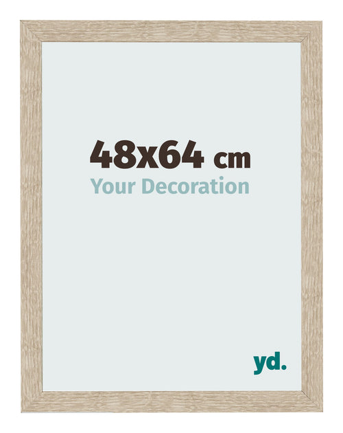 Bilderrahmen 48x64cm Sonoma Eiche MDF Bologna Vorne Messe | Yourdecoration.at