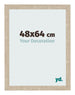 Bilderrahmen 48x64cm Sonoma Eiche MDF Bologna Vorne Messe | Yourdecoration.at