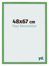 Bilderrahmen 48x67 cm Grun MDF Bologna Vorne Messe | Yourdecoration.at