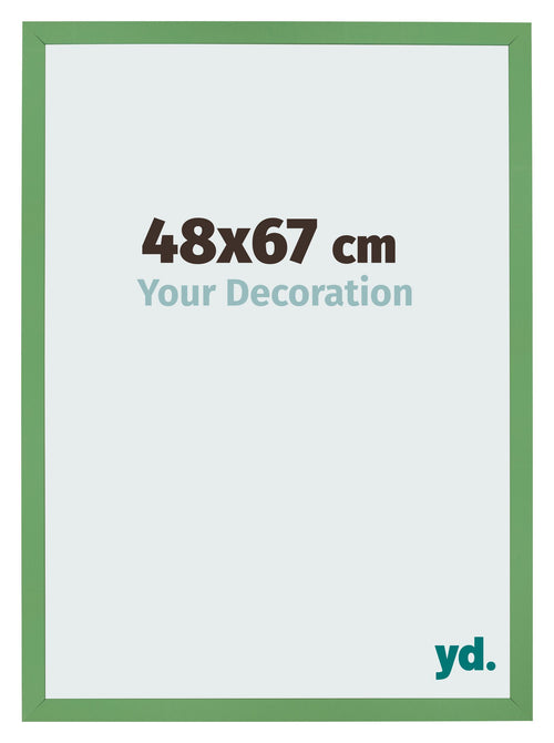 Bilderrahmen 48x67 cm Grun MDF Bologna Vorne Messe | Yourdecoration.at
