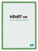 Bilderrahmen 48x67 cm Grun MDF Bologna Vorne Messe | Yourdecoration.at