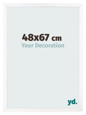 Bilderrahmen 48x67 cm Schwarz Matt MDF Bologna Vorne Messe | Yourdecoration.at