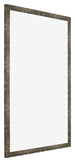 Bilderrahmen 48x67cm Blau Gold Meliert MDF Bologna Vorne Schrag | Yourdecoration.at