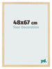 Bilderrahmen 48x67cm Buche Dekor MDF Bologna Vorne Messe | Yourdecoration.at