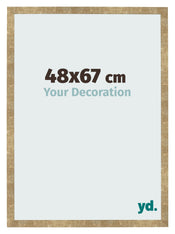 Bilderrahmen 48x67cm Gold Antik MDF Bologna Vorne Messe | Yourdecoration.at