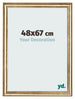 Bilderrahmen 48x67cm Gold Antik MDF Lazio Vorne Messe | Yourdecoration.at