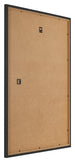Bilderrahmen 48x67cm Schwarz Gemasert MDF Bologna Ruckseite Schrag | Yourdecoration.at