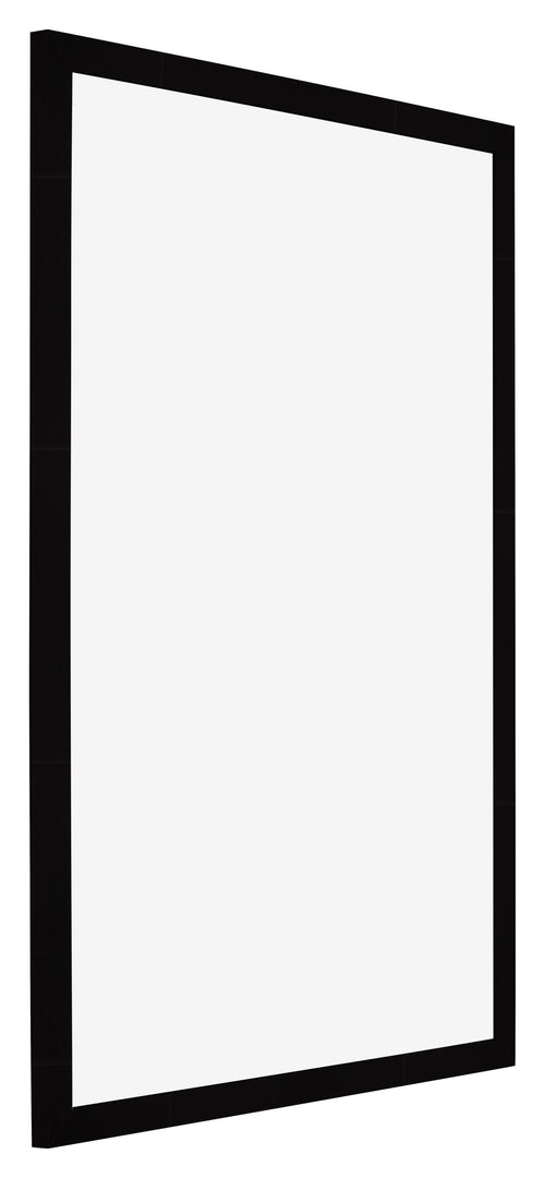 Bilderrahmen 48x67cm Schwarz Hochglanz MDF Bologna Vorne Schrag | Yourdecoration.at
