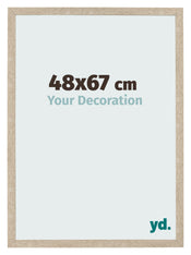 Bilderrahmen 48x67cm Sonoma Eiche MDF Bologna Vorne Messe | Yourdecoration.at