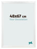 Bilderrahmen 48x67cm Weiß Vintage MDF Pisa Vorne Messe | Yourdecoration.at