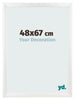 Bilderrahmen 48x67cm Weiß Vintage MDF Pisa Vorne Messe | Yourdecoration.at