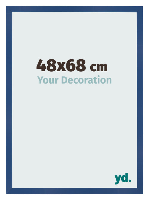 Bilderrahmen 48x68 cm Dunkelblau MDF Bologna Vorne Messe | Yourdecoration.at