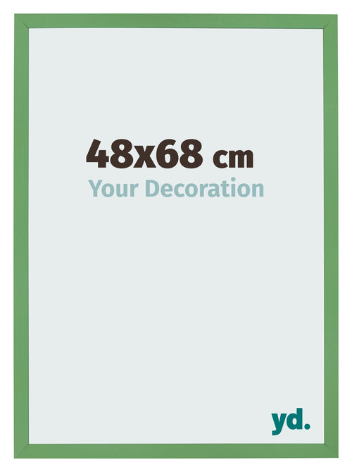 Bilderrahmen 48x68 cm Grun MDF Bologna Vorne Messe | Yourdecoration.at