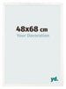 Bilderrahmen 48x68 cm Weiss Hochglanz MDF Bologna Vorne Messe | Yourdecoration.at