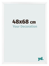 Bilderrahmen 48x68 cm Weiss Matt MDF Bologna Vorne Messe | Yourdecoration.at