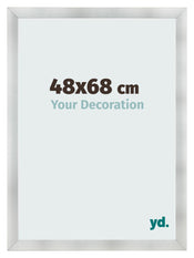 Bilderrahmen 48x68cm Aluminium Gebürstet MDF Pisa Vorne Messe | Yourdecoration.at