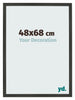Bilderrahmen 48x68cm Antrazit MDF Bologna Vorne Messe | Yourdecoration.at