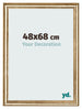 Bilderrahmen 48x68cm Gold Antik MDF Lazio Vorne Messe | Yourdecoration.at