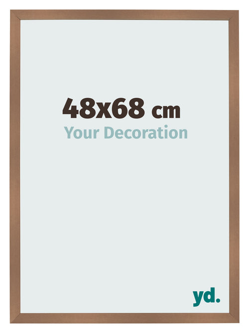 Bilderrahmen 48x68cm Kupfer Dekor MDF Bologna Vorne Messe | Yourdecoration.at