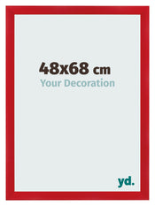 Bilderrahmen 48x68cm Rot MDF Pisa Vorne Messe | Yourdecoration.at
