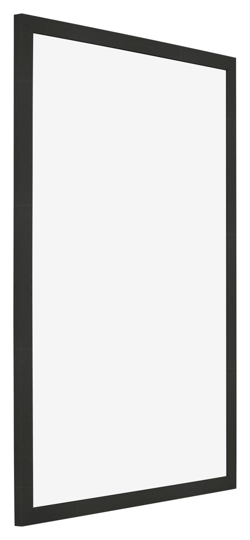 Bilderrahmen 48x68cm Schwarz Gemasert MDF Bologna Vorne Schrag | Yourdecoration.at