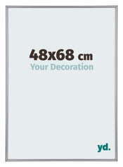 Annecy Kunststoff Bilderrahmen 48x68cm Silber Vorne Messe | Yourdecoration.at