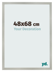 Bilderrahmen 48x68cm Silber Matt MDF Bologna Vorne Messe | Yourdecoration.at