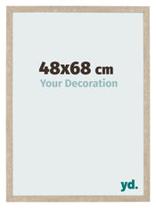 Bilderrahmen 48x68cm Sonoma Eiche MDF Bologna Vorne Messe | Yourdecoration.at