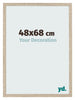 Bilderrahmen 48x68cm Sonoma Eiche MDF Bologna Vorne Messe | Yourdecoration.at