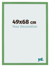 Bilderrahmen 49x68 cm Grun MDF Bologna Vorne Messe | Yourdecoration.at