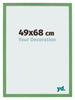 Bilderrahmen 49x68 cm Grun MDF Bologna Vorne Messe | Yourdecoration.at